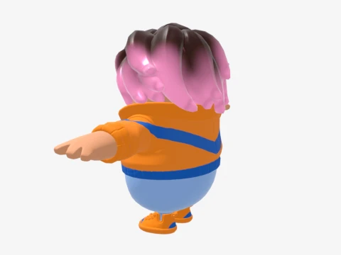 Toni Fall Guy - Fortnite 3D Model