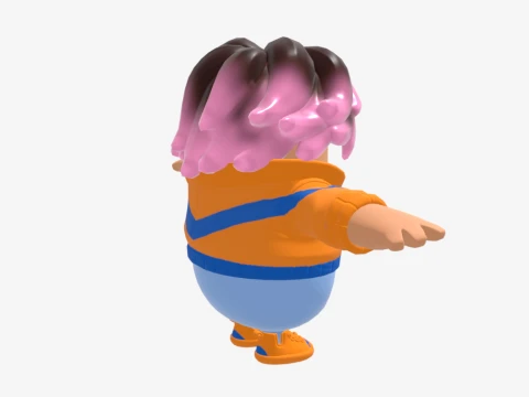 Toni Fall Guy - Fortnite 3D Model