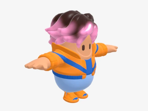 Toni Fall Guy - Fortnite 3D Model
