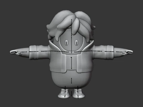 Toni Fall Guy - Fortnite 3D Model