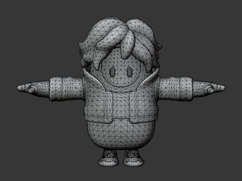 Toni Fall Guy - Fortnite 3D Model