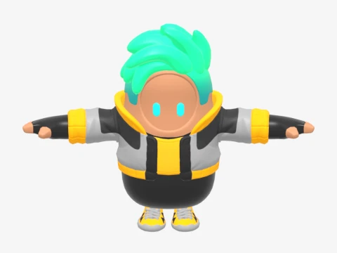 Flare Fall Guy - Fortnite 3D Model
