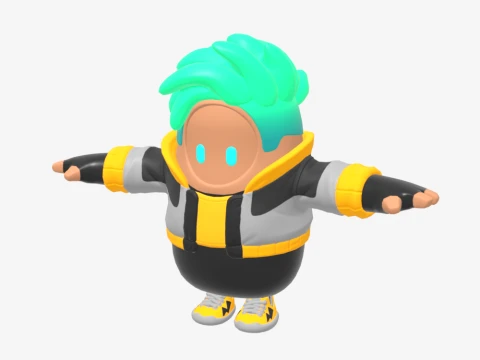 Flare Fall Guy - Fortnite 3D Model
