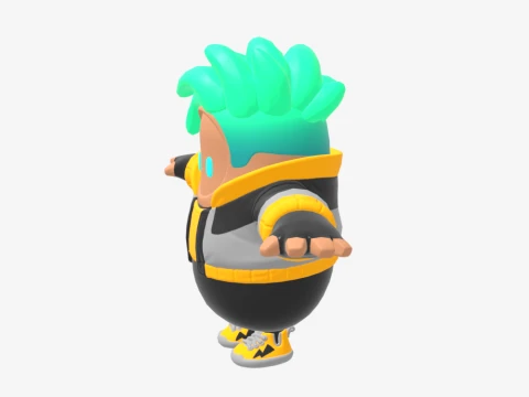 Flare Fall Guy - Fortnite 3D Model