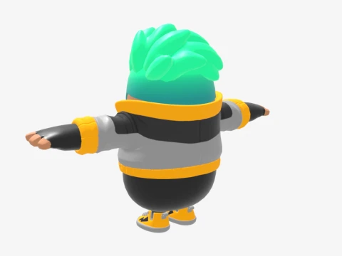 Flare Fall Guy - Fortnite 3D Model