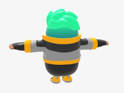 Flare Fall Guy - Fortnite 3D Model