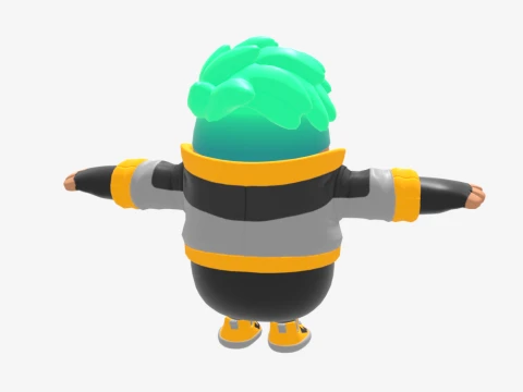 Flare Fall Guy - Fortnite 3D Model
