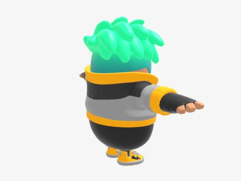 Flare Fall Guy - Fortnite 3D Model