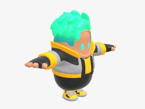 Flare Fall Guy - Fortnite 3D Model