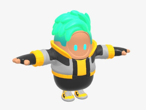Flare Fall Guy - Fortnite 3D Model