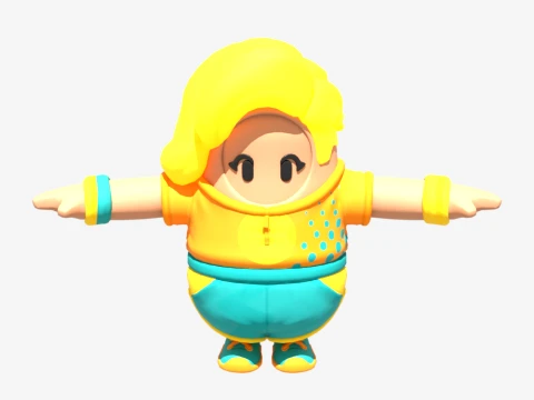 Soleil Fall Guy - Fortnite 3D Model
