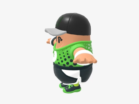 Par Patroller Fall Guy - Fortnite 3D Model