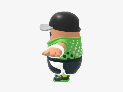 Par Patroller Fall Guy - Fortnite 3D Model