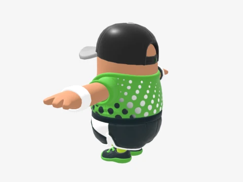 Par Patroller Fall Guy - Fortnite 3D Model