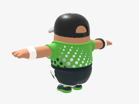Par Patroller Fall Guy - Fortnite 3D Model