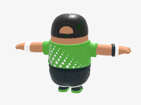 Par Patroller Fall Guy - Fortnite 3D Model