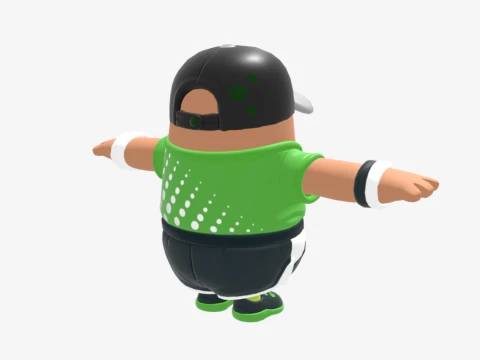 Par Patroller Fall Guy - Fortnite 3D Model