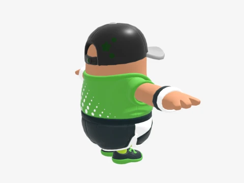 Par Patroller Fall Guy - Fortnite 3D Model