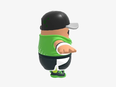 Par Patroller Fall Guy - Fortnite 3D Model