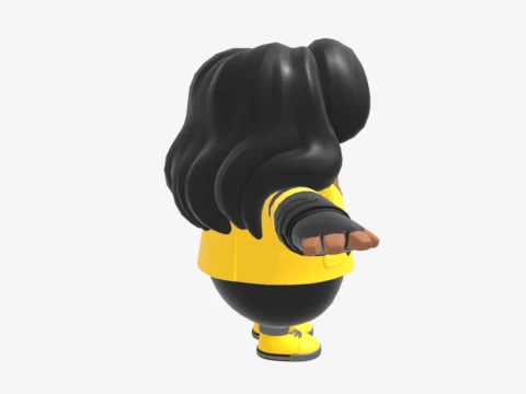 Yellowjacket Fall Guy - Fortnite 3D Model