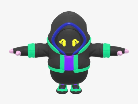 Mystify Fall Guy - Fortnite 3D Model