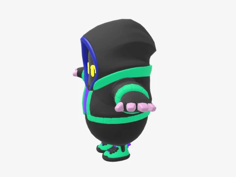 Mystify Fall Guy - Fortnite 3D Model