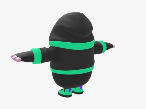 Mystify Fall Guy - Fortnite 3D Model