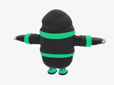 Mystify Fall Guy - Fortnite 3D Model