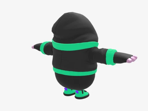 Mystify Fall Guy - Fortnite 3D Model