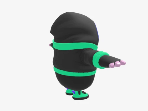 Mystify Fall Guy - Fortnite 3D Model
