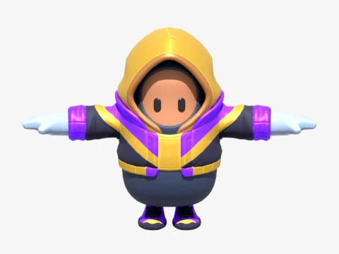 Street Striker Fall Guy - Fortnite 3D Model