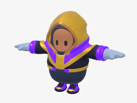 Street Striker Fall Guy - Fortnite 3D Model
