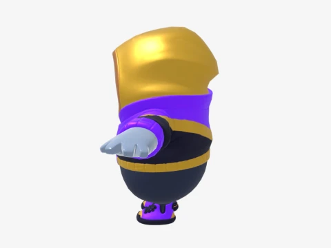 Street Striker Fall Guy - Fortnite 3D Model