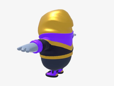 Street Striker Fall Guy - Fortnite 3D Model