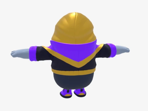 Street Striker Fall Guy - Fortnite 3D Model