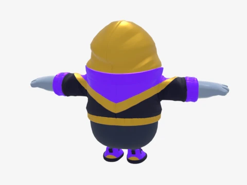 Street Striker Fall Guy - Fortnite 3D Model