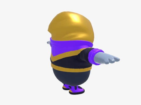 Street Striker Fall Guy - Fortnite 3D Model