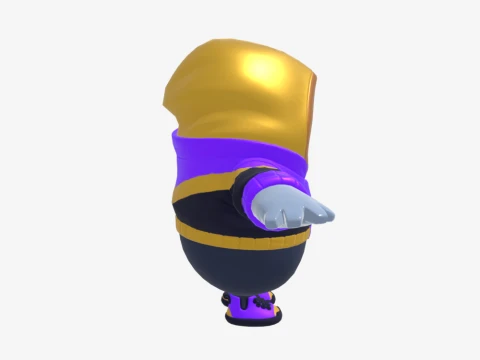 Street Striker Fall Guy - Fortnite 3D Model