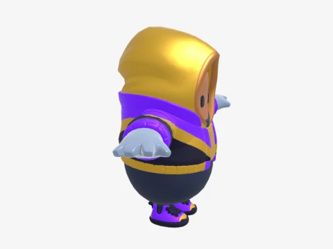 Street Striker Fall Guy - Fortnite 3D Model