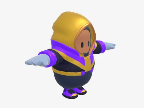 Street Striker Fall Guy - Fortnite 3D Model