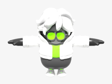 Doctor Malachite Fall Guy - Fortnite 3D Model