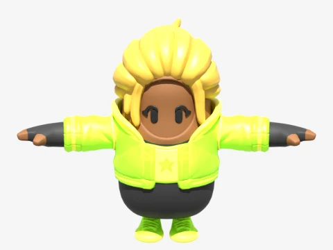 Kyra Fall Guy - Fortnite Modelo 3D