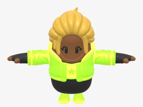 Kyra Fall Guy - Fortnite 3D Model