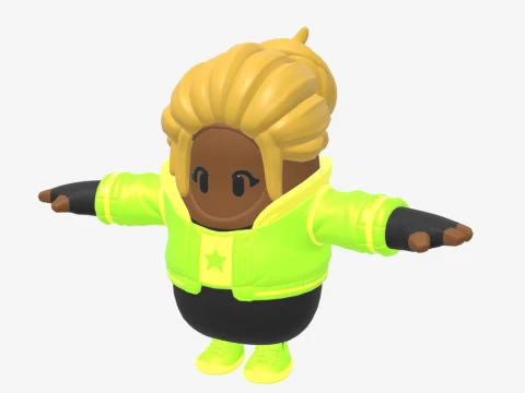 Kyra Fall Guy - Fortnite 3D Model