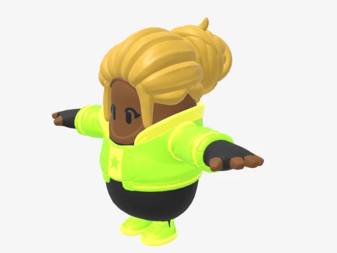 Kyra Fall Guy - Fortnite 3D Model