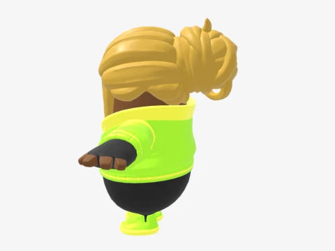 Kyra Fall Guy - Fortnite 3D Model
