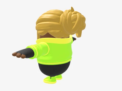 Kyra Fall Guy - Fortnite 3D Model