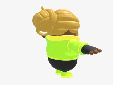 Kyra Fall Guy - Fortnite 3D Model