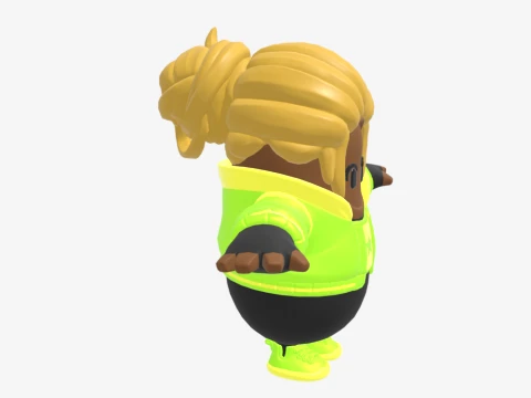 Kyra Fall Guy - Fortnite 3D Model