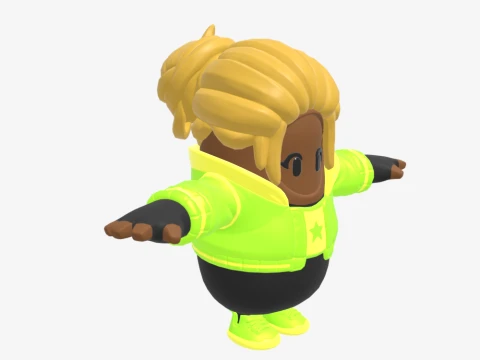 Kyra Fall Guy - Fortnite 3D Model